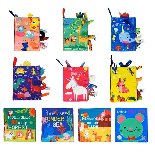 Early Learning Interactive Cloth Books